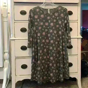 MTS Floral Dress 3/4 Sleeves